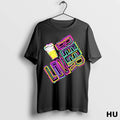 Official Beer Lover Text Neon Design T Shirt
