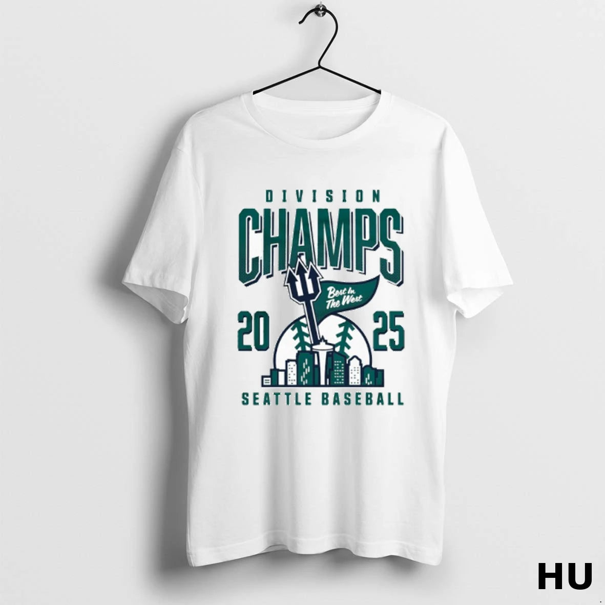 Official Best In The West Division Champs Seattle Baseball 2025 T Shirt
