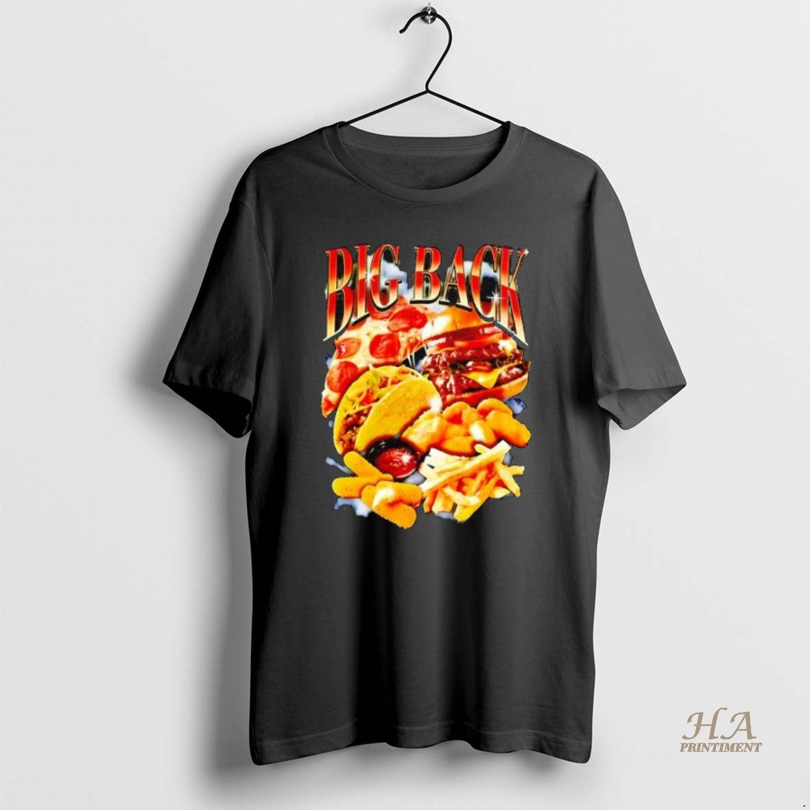 Official Big Back Food Collage Graphic