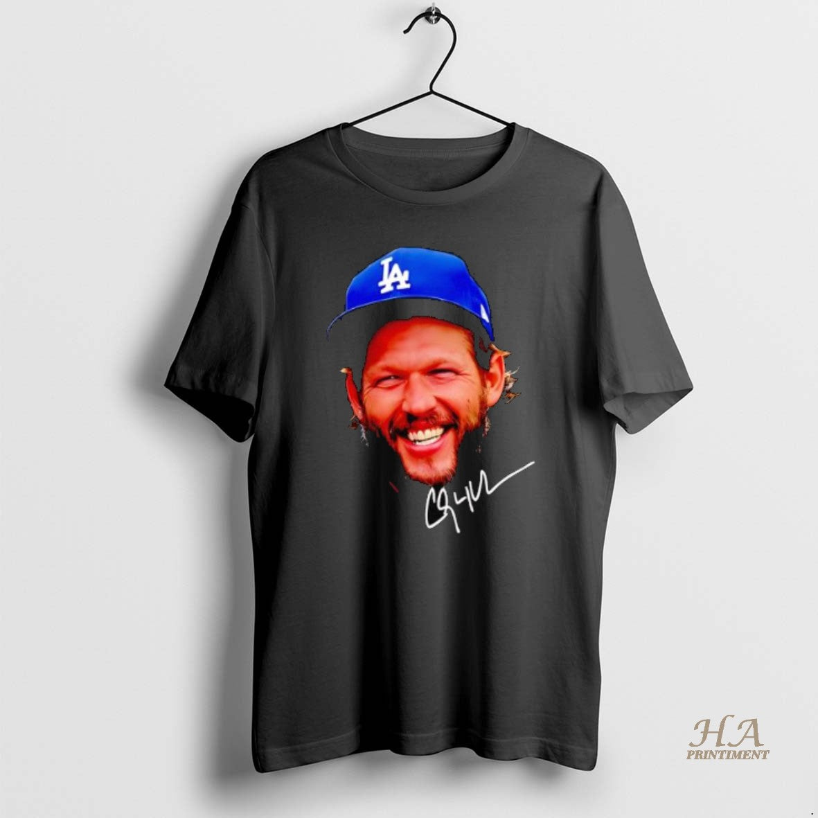 Official Big Face Clayton Kershaw 3x World Series Champion Signature