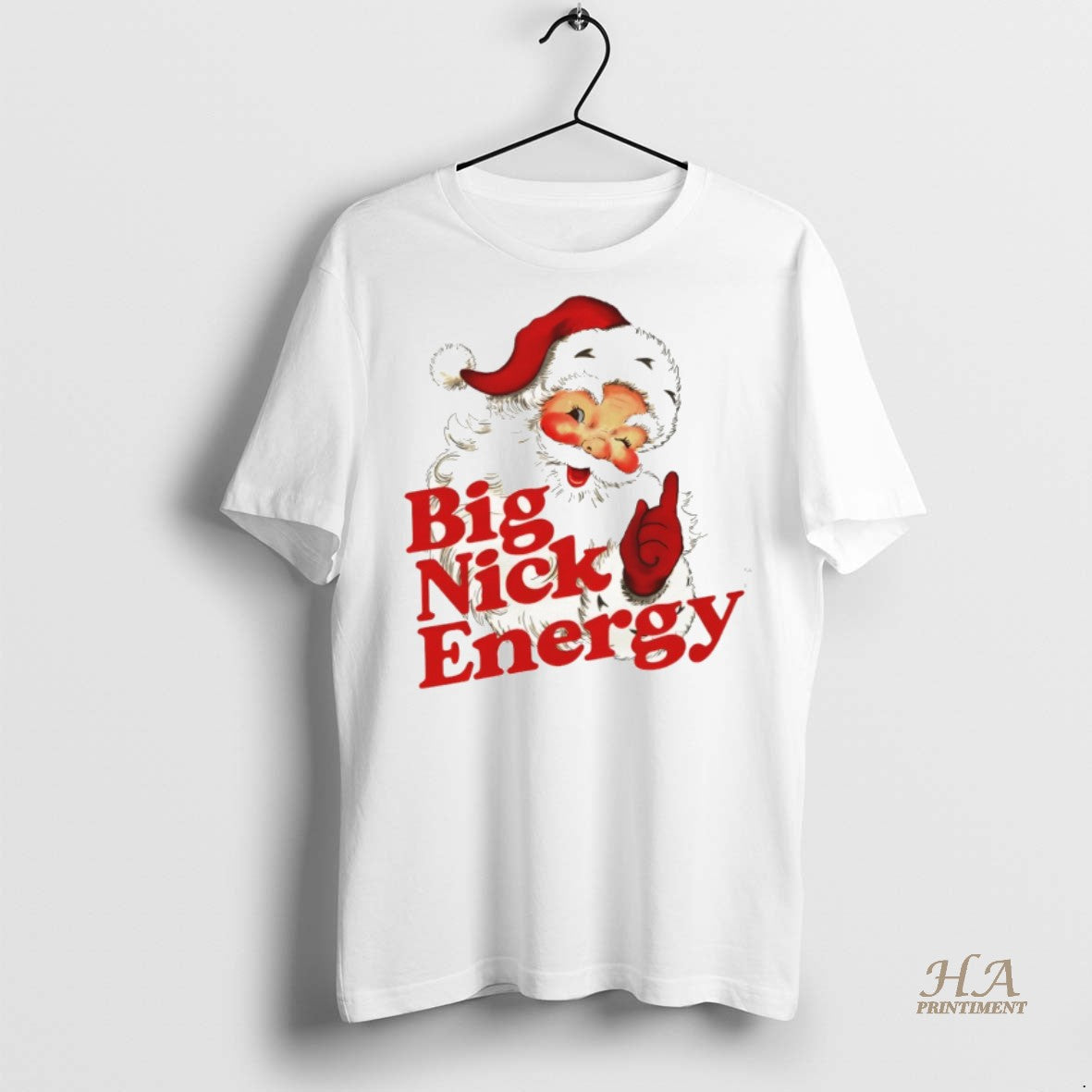 Official Big Nick Energy Santa Claus Merry Christmas 2025 Shirt