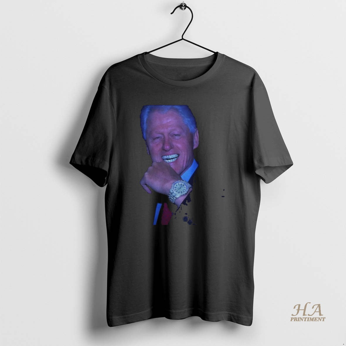 Official Bill Clinton Grillz Teeth Photo