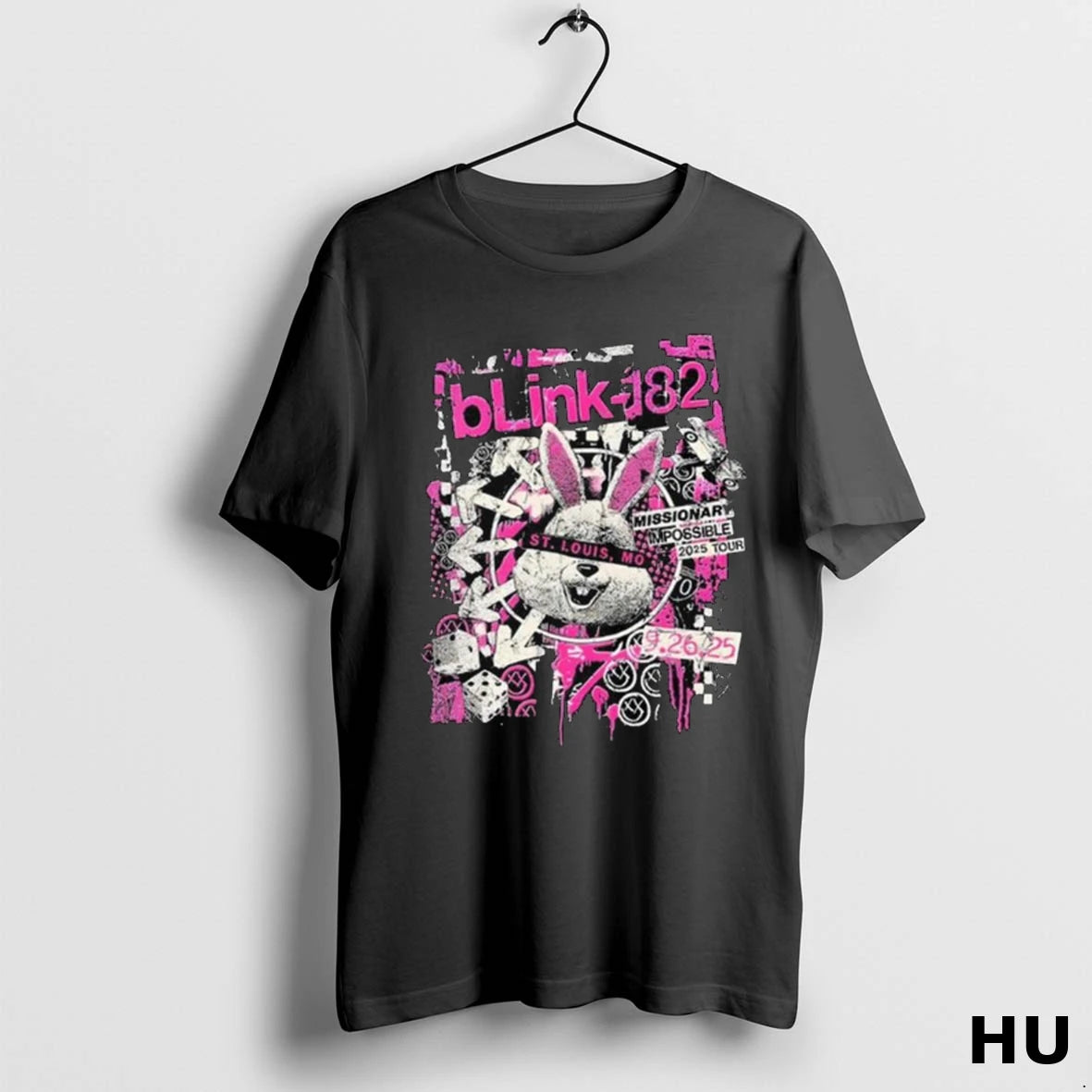 Official Blink 182 St Louis Mo Concert 2025 Long Sleve T Shirt