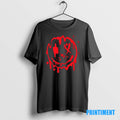 Official Bloody Smiling Face Splatter Graphic Tee Sweater