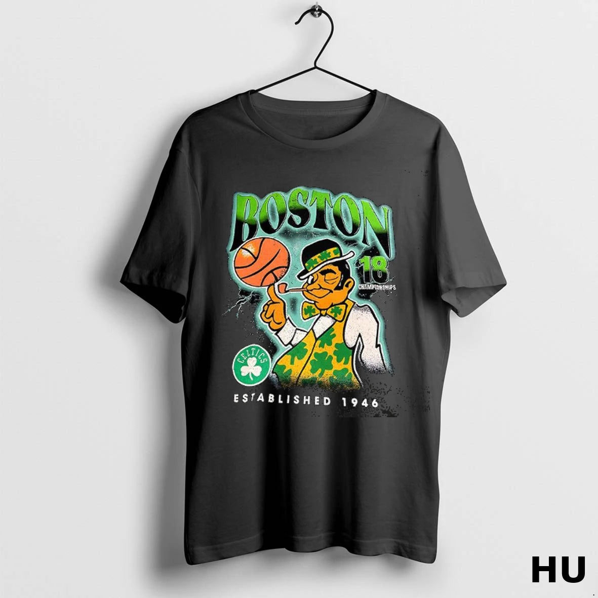 Official Boston Celtics Established 1946 Championships T Shirt