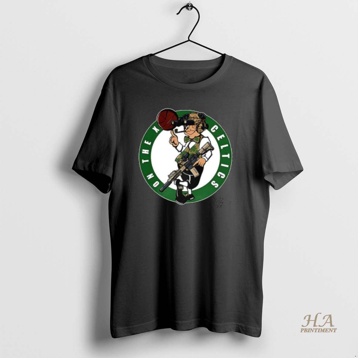 Official Boston Celtics Basketball Soldier Logo