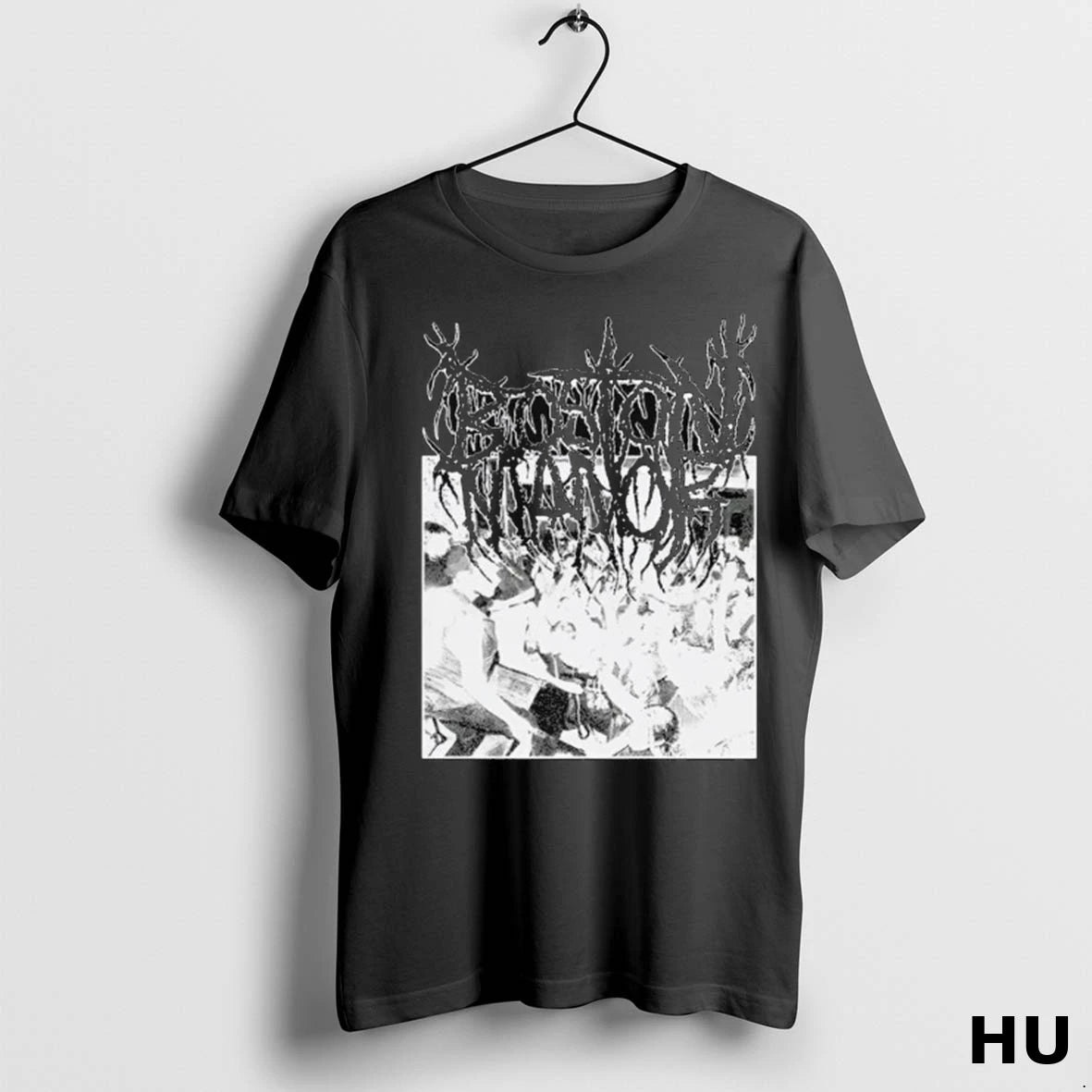 Official Boston Manor Death Metal Long Sleve T Shirt
