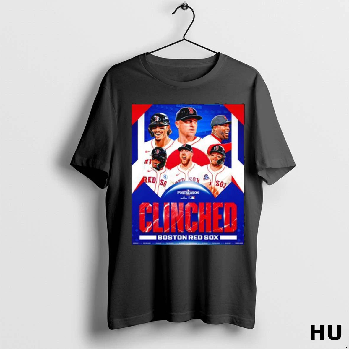 Official Boston Red Sox Team Clinched Mlb Postseason T Shirt
