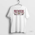 Official Brisbane Lions 2025 Premiers T Shirt