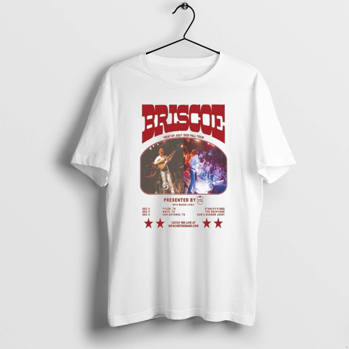 Official Briscoe Heat Of July 2025 Fall Tour T Shirtss