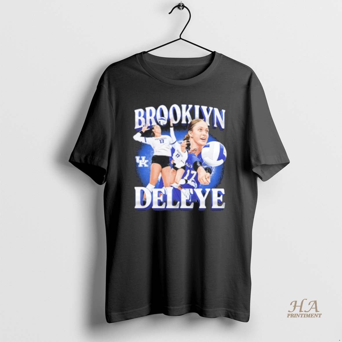 Official Brooklyn Deleye Kentucky Wildcats Volleyball Player Graphic