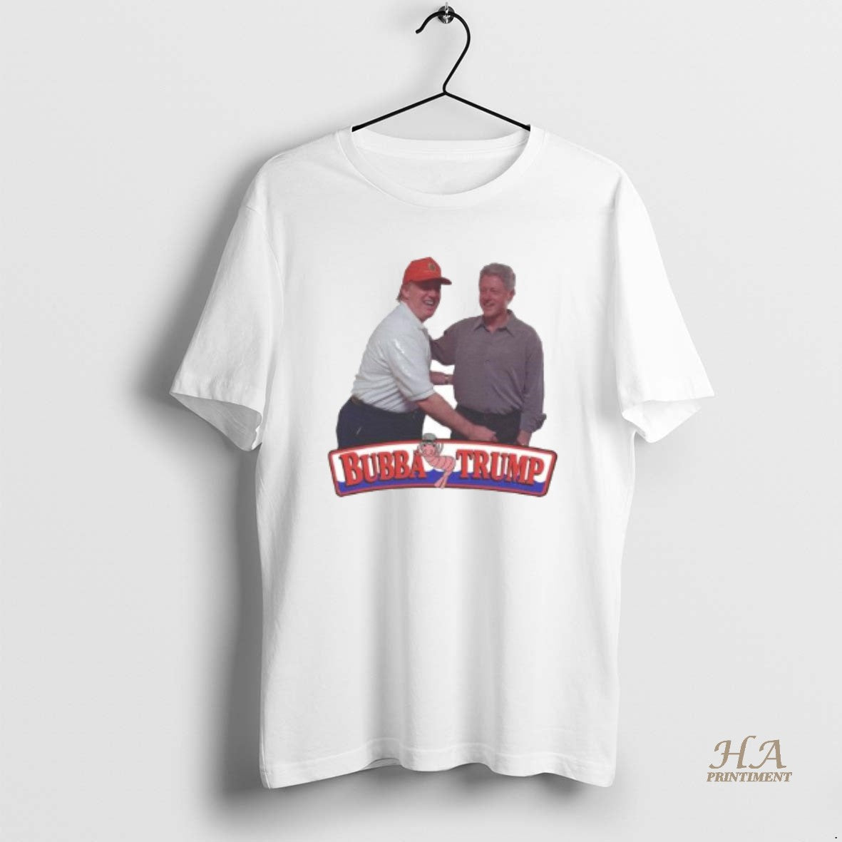 Official Bubba Trump 2025 Circle White