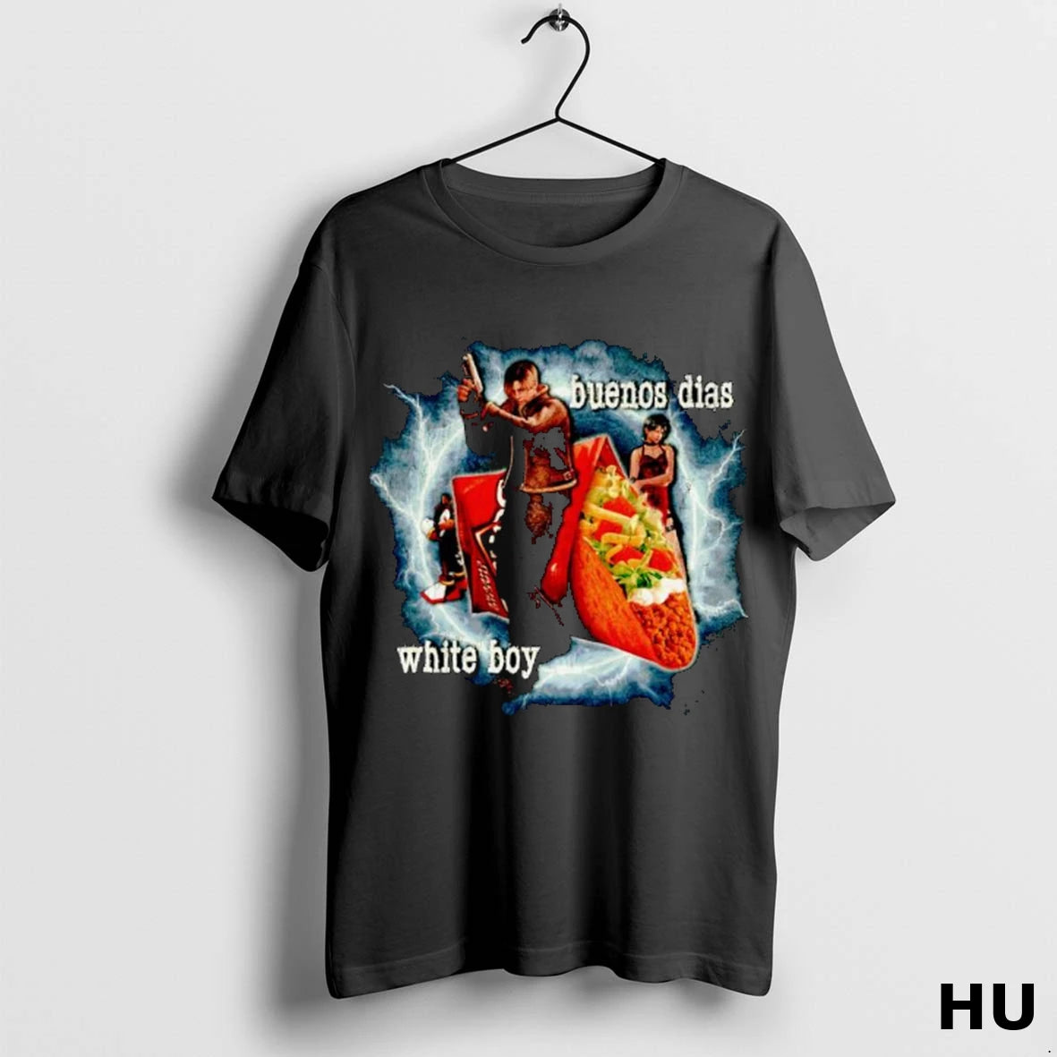 Official Buenos Dias White Boy Ornaments T Shirt