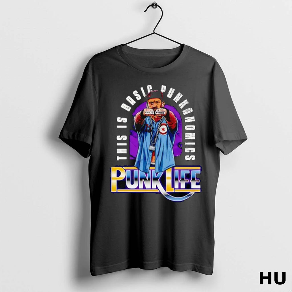 Official Cm Punk Life This Is Basic Punkanomics T Shirt
