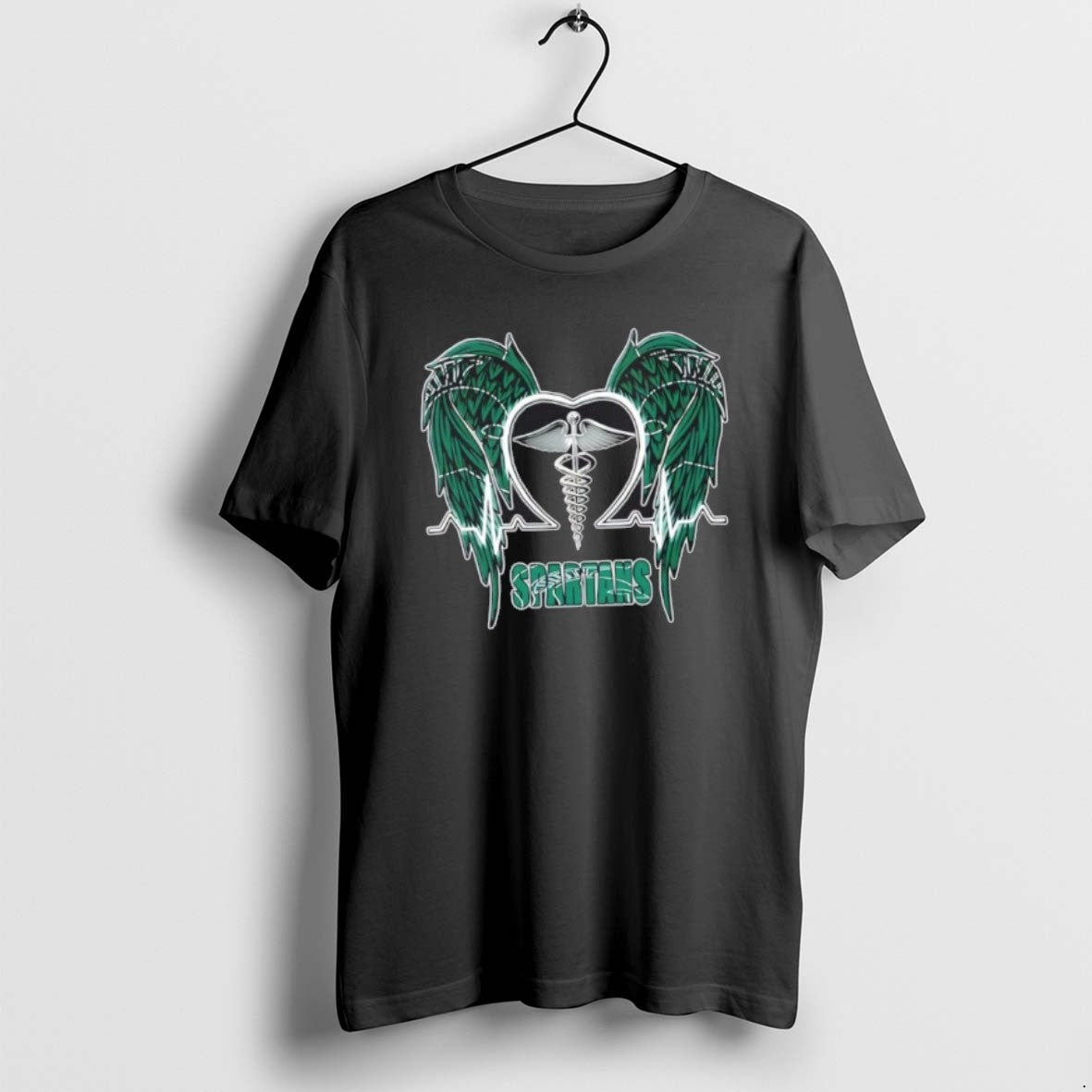 Official Caduceus Wings Heartbeat Michigan State Spartans Football
