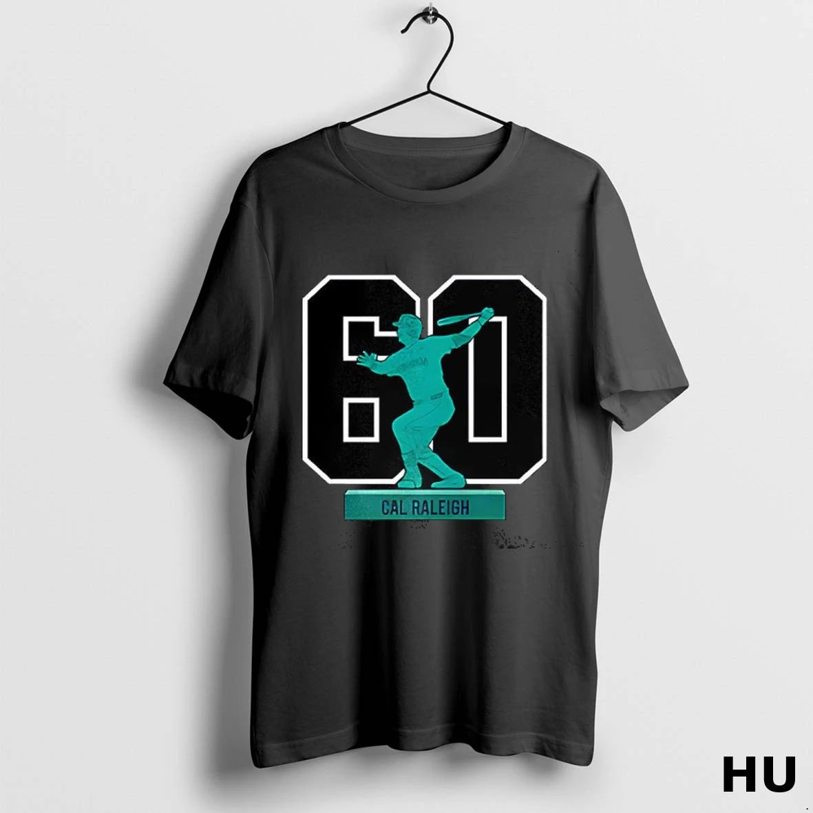 Official Cal Raleigh Historic 60 Home Run Season T Shirt