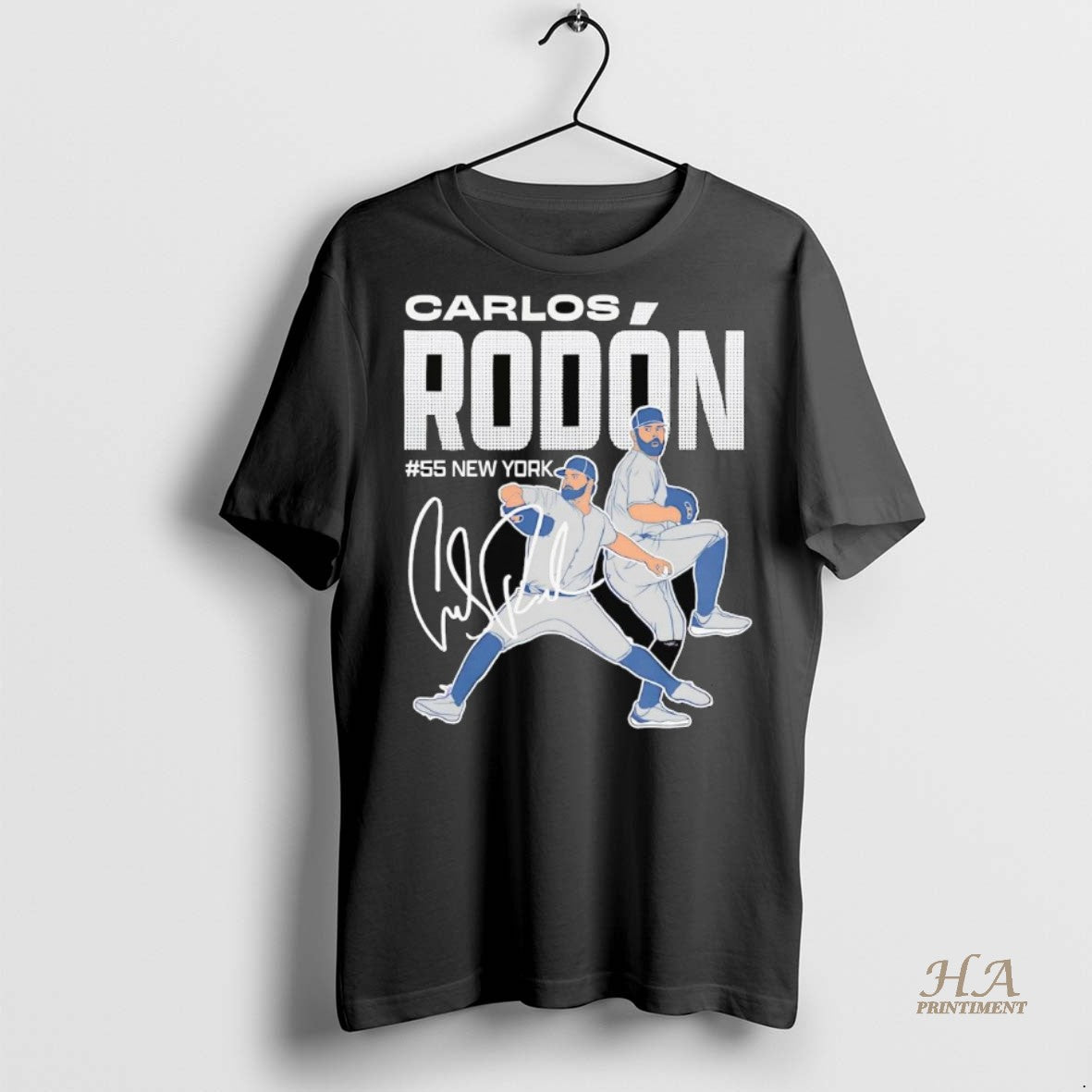 Official Carlos Rodon Illustration Signature New York Yankees Shirt