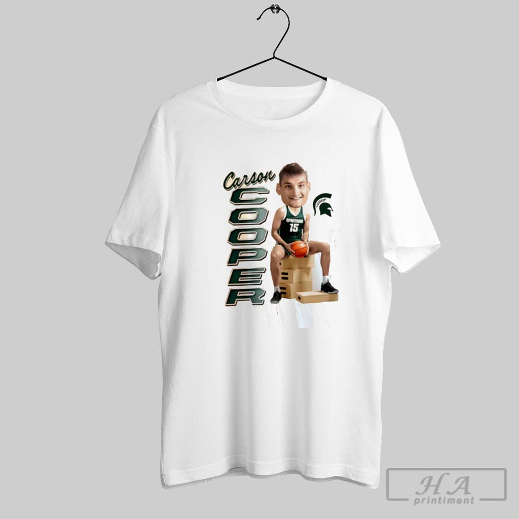 Official Carson Cooper Michigan State Spartans Ncaa Caricature