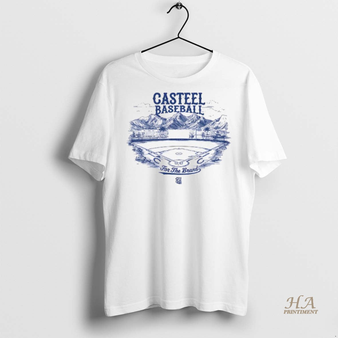 Official Casteel Baseball For The Brand Back Stadium Shirt