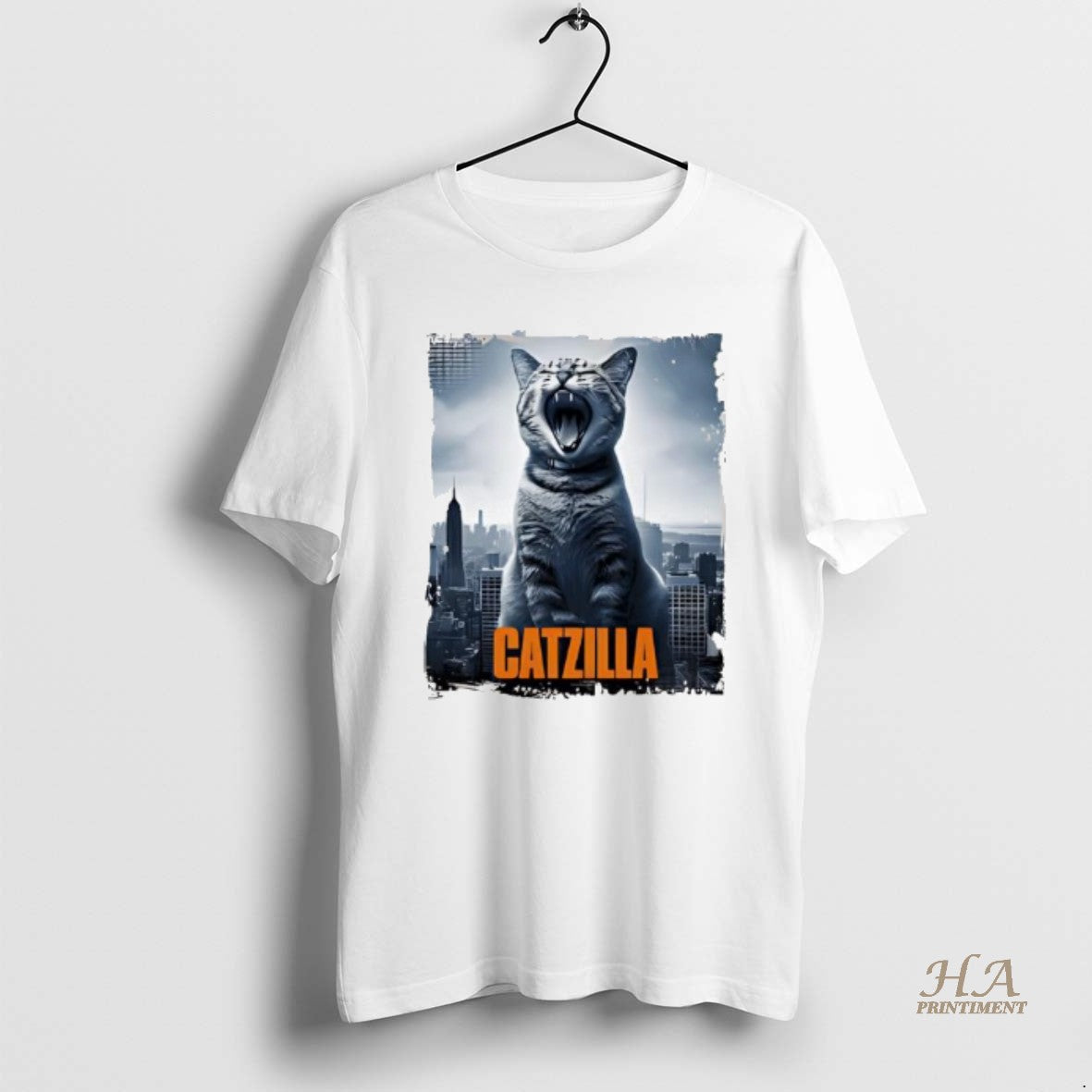 Official Catzilla Godzilla Movie Funny Cat Halloween
