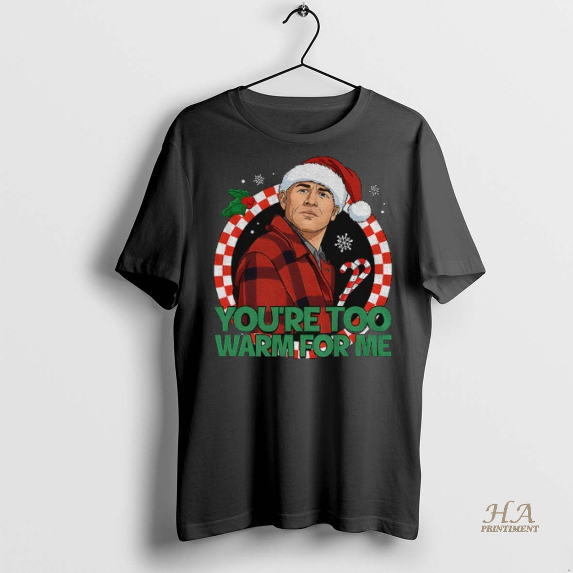Official Charlie Hunnam As Ed Gein Youre Too Warm For Me Merry Christmas Shirt