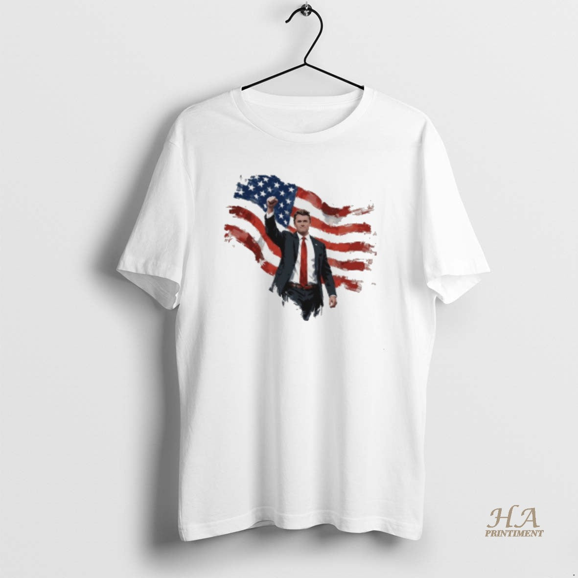 Official Charlie Kirk Fight American Flag