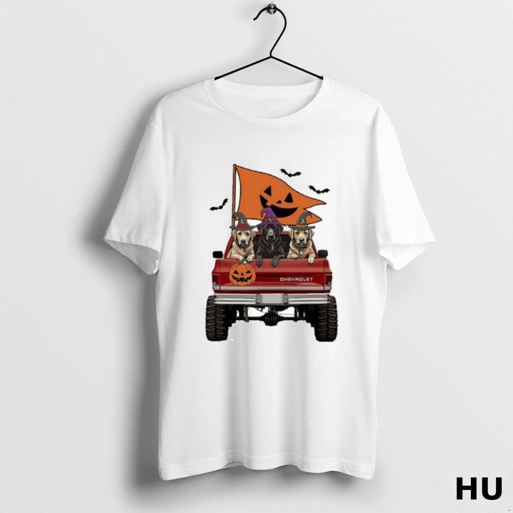 Official Chevrolet Car Dogs Halloween T Shirt