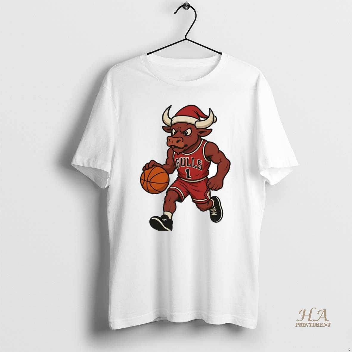 Official Chicago Bulls Mascot Dribbling Christmas