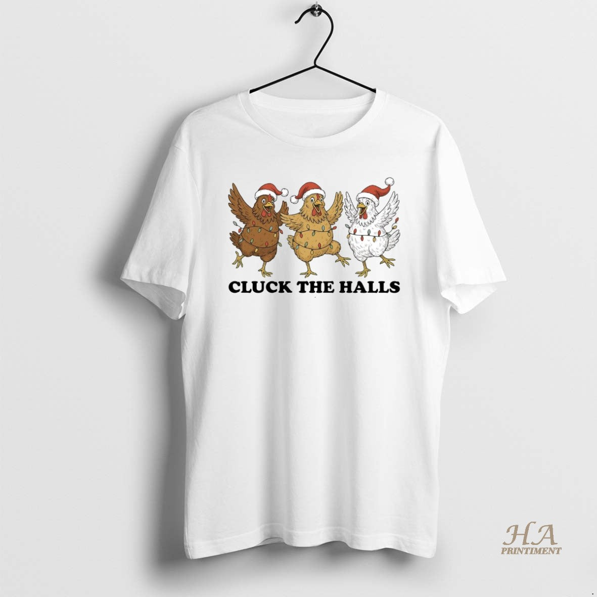 Official Chicken Cluck The Halls Christmas