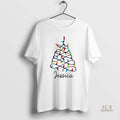 Official Christmas Lights 2025 Personalized Ornaments White