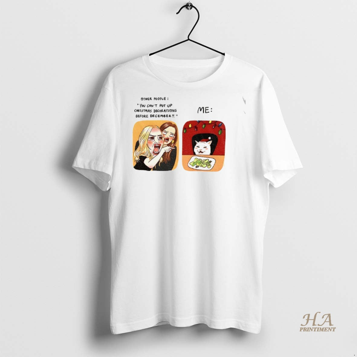 Official Christmas Meme You Cant Put Up Christmas Decorations Before December Merry Christmas Shirt