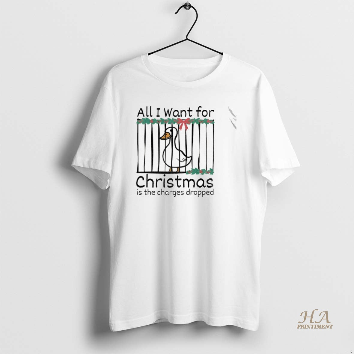 Official Christmas Stupid Goose All I Want For Christmas Is The Charges Dropped
