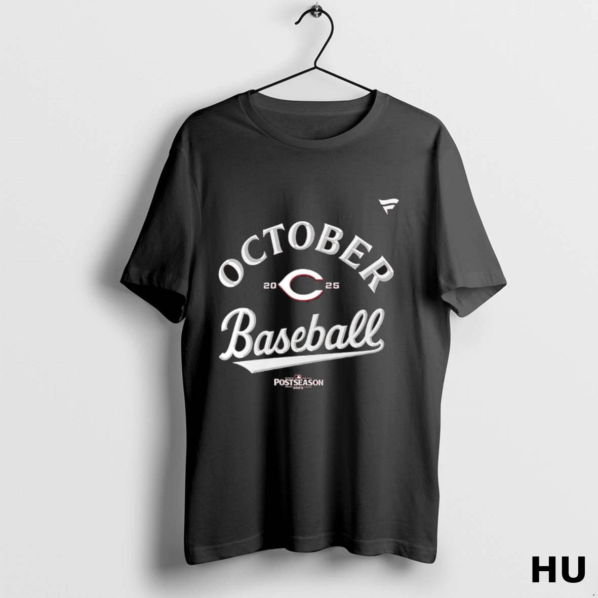 Official Cincinnati Reds October Baseball 2025 Mlb Postseason T Shirt