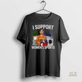 Official Cleaner I Support Womens Sports Cartoon