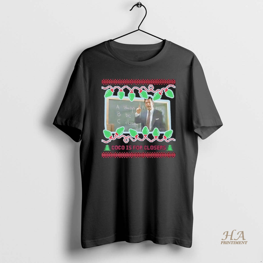 Official Coco Is For Closers Tacky Glengarry Glen Ross Christmas Ugly