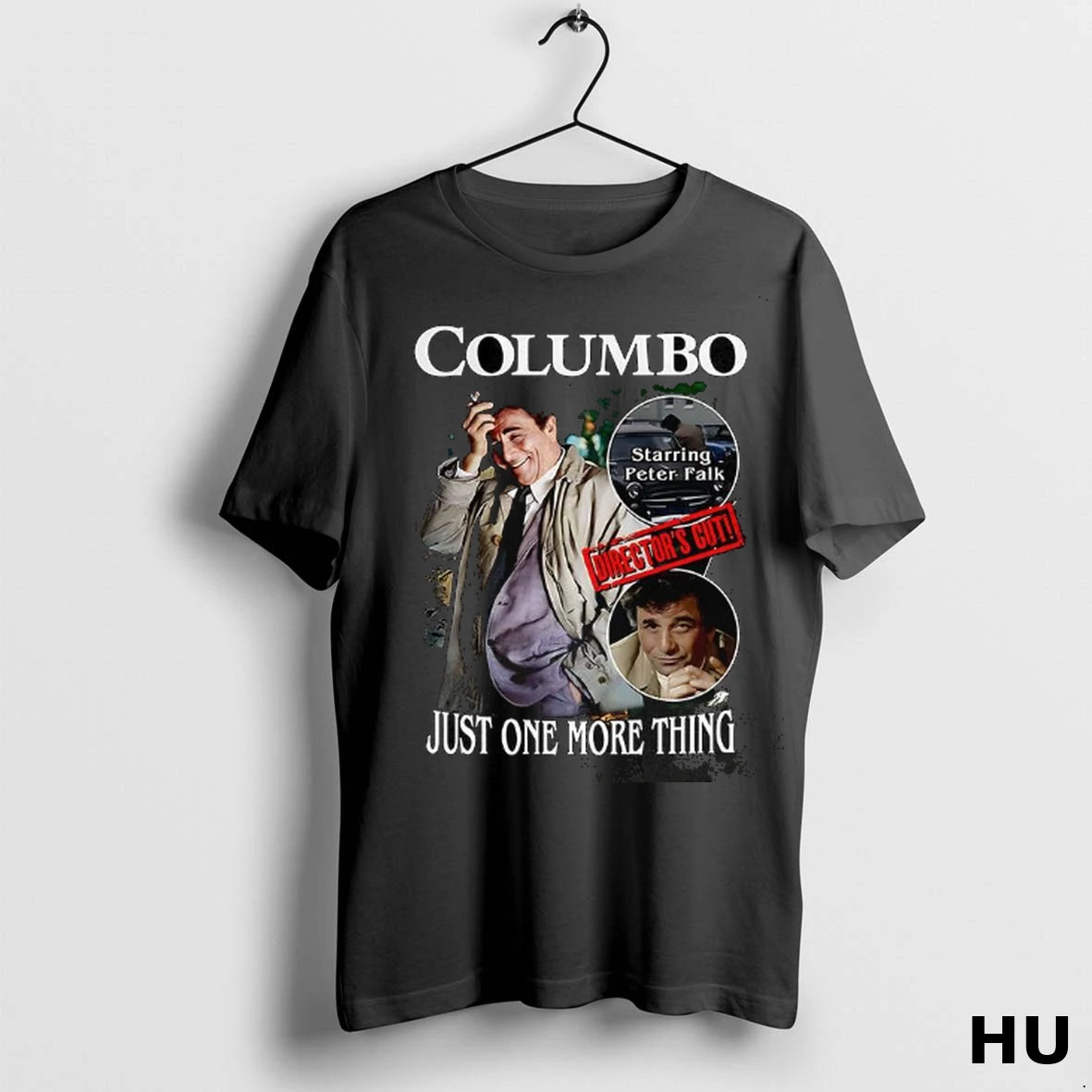 Official Columbo Tv Show Just One More Thing Starring Peter Falk T Shirt