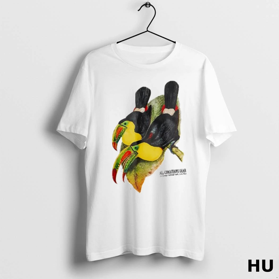 Official Costa Rica Acg White Toucan Dri Ladies T Shirt