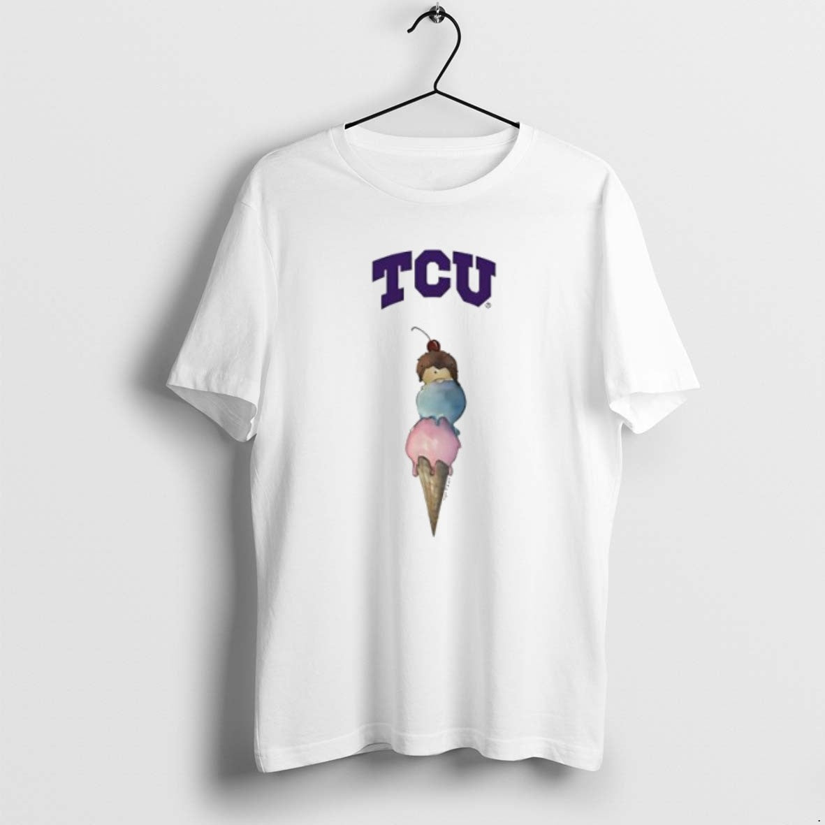 Official Cream Tcu Horned Frogs Scoop