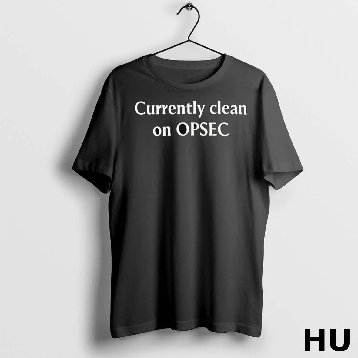 Official Currently Clean On Opsec T Shirt