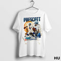 Official Dak Prescott Dallas Cowboys Number 4 Graphic T Shirt