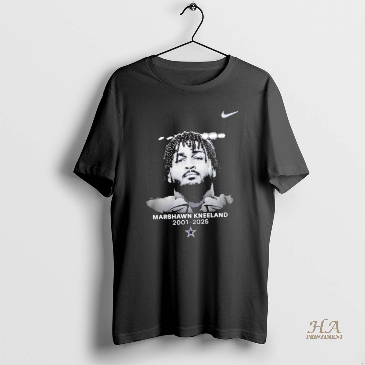 Official Dallas Cowboy In Memory Of Marshawn Kneeland 2001 2025 Rip 2 Sided