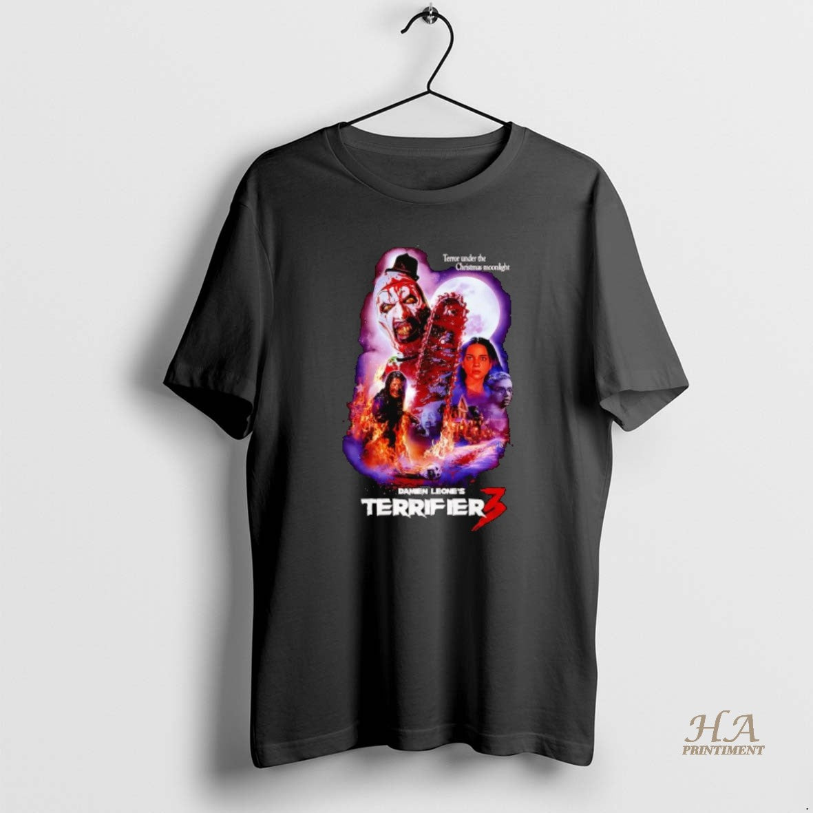 Official Damien Leones Terrifier 3 Terror Under The Christmas Moonlight