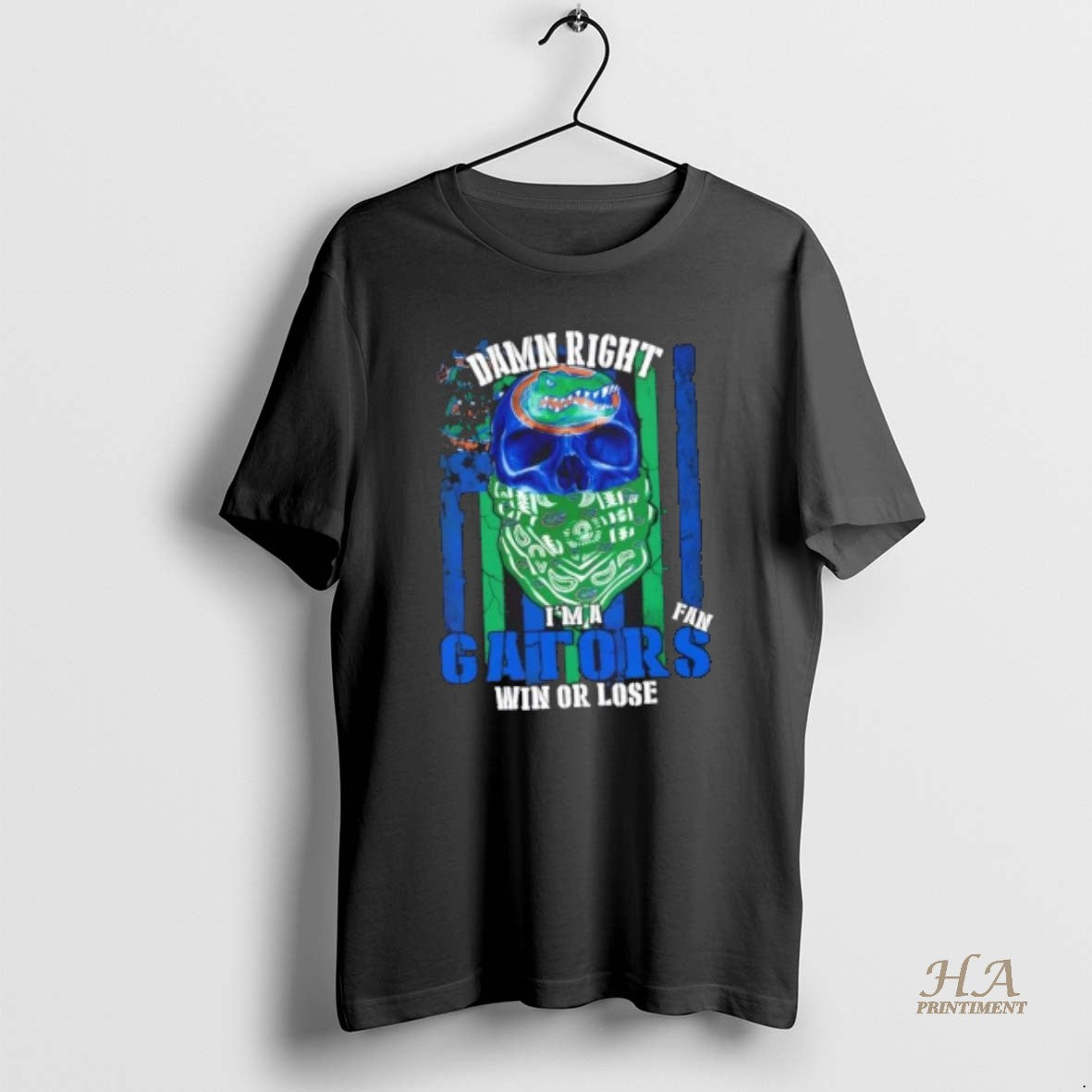 Official Damn Right Im A Florida Gators Fan Win Or Lose Us Flag