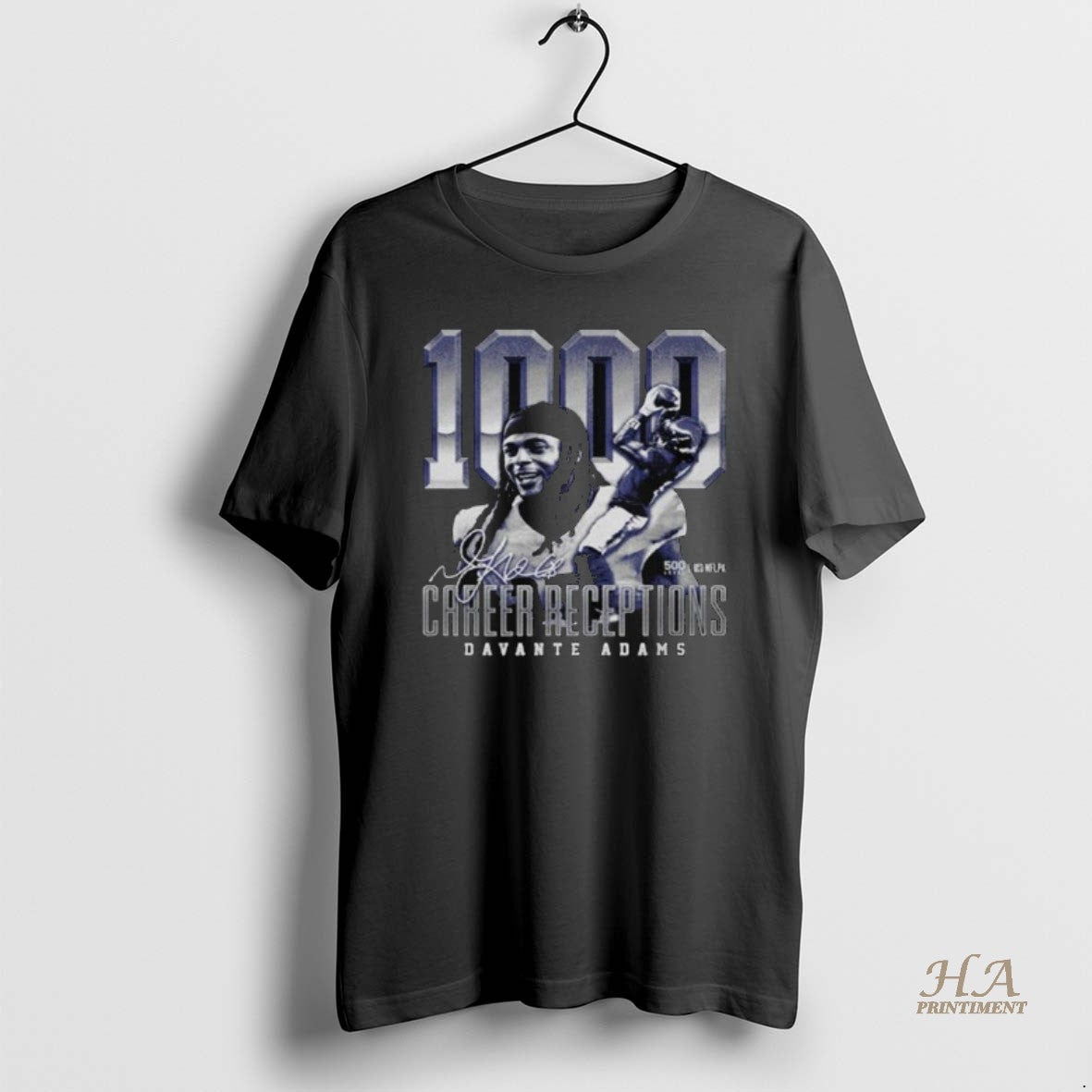 Official Davante Adams Los Angeles R 1000 Career Receptions Long Sleve