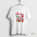 Official Dear Santa Bring Me Coffee Christmas