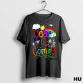 Official Death Is Coming Sickman Rainbow T Shirt
