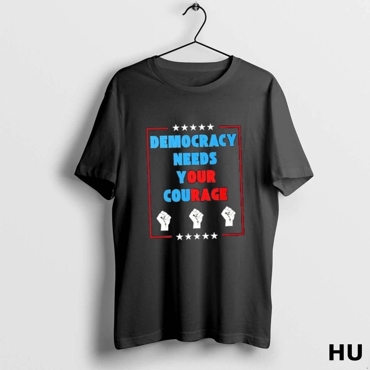 Official Democracy Needs Your Courage T Shirt