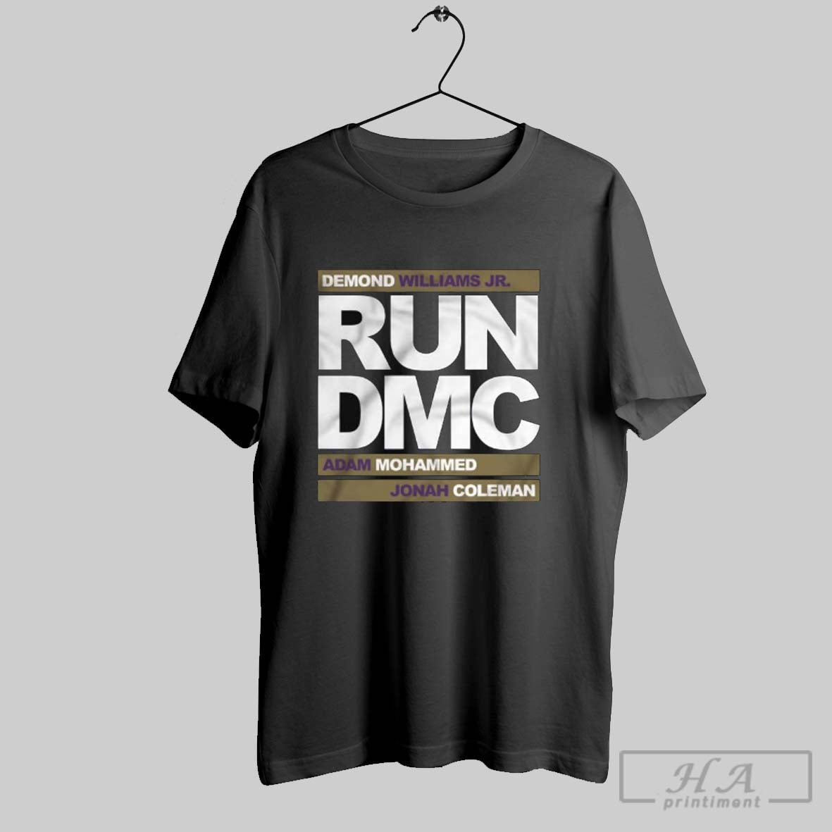 Official Demond Williams Jr Run Dmc Adam Mohammed Jonah Coleman Long Sleve