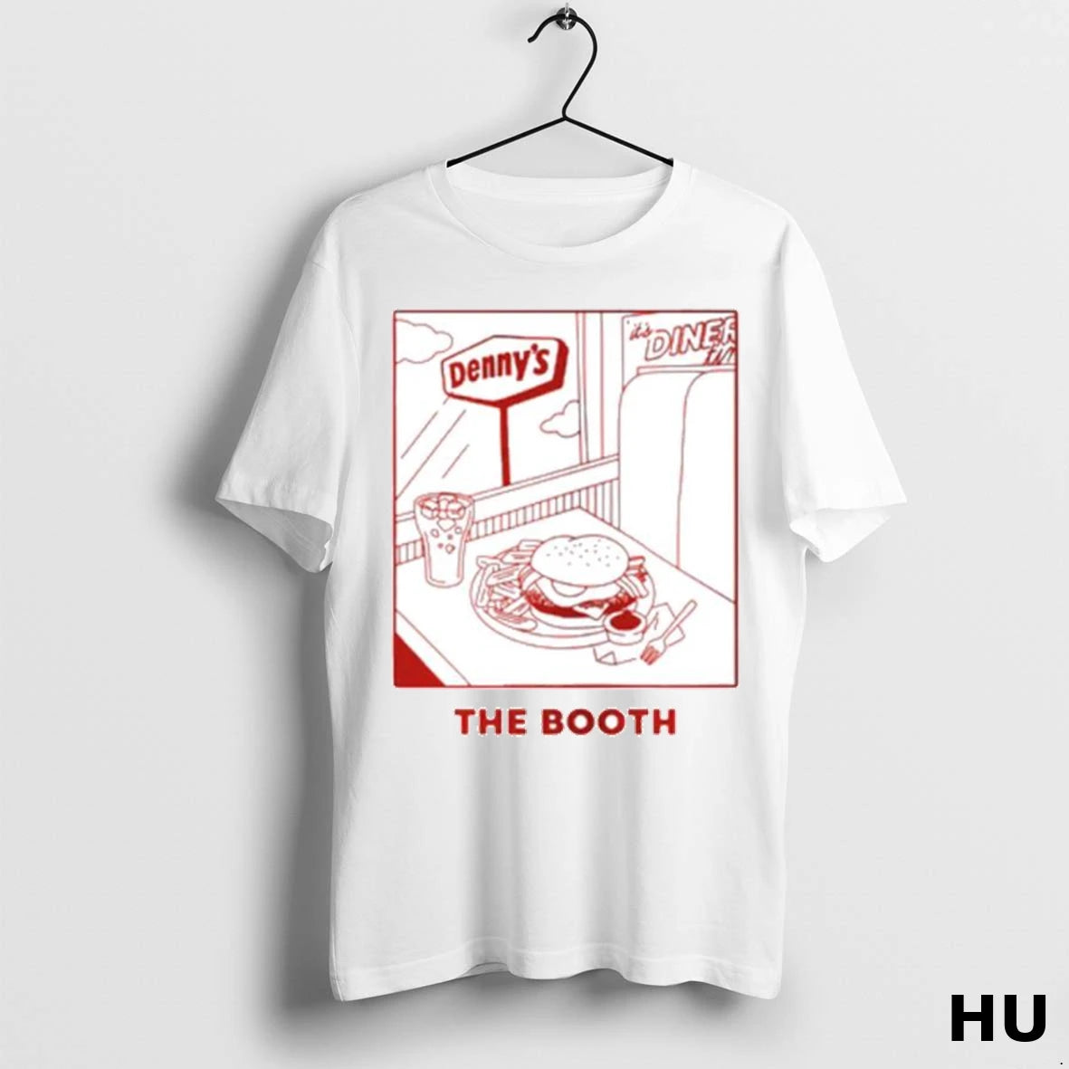 Official Dennys Diner The Booth Ornaments T Shirt
