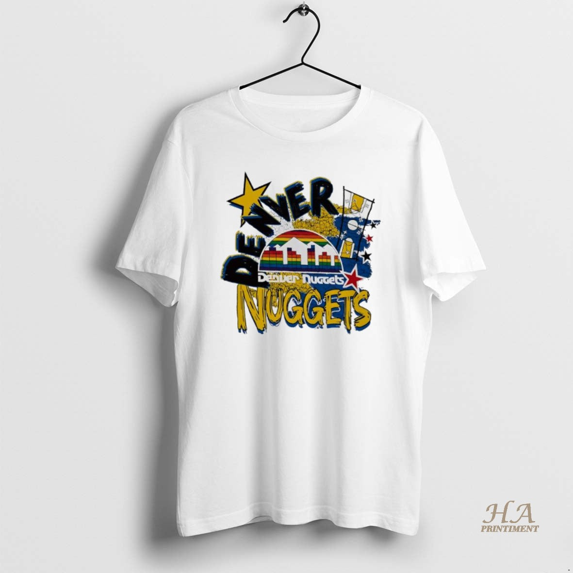 Official Denver Nuggets Play By Play Graphic Stylish